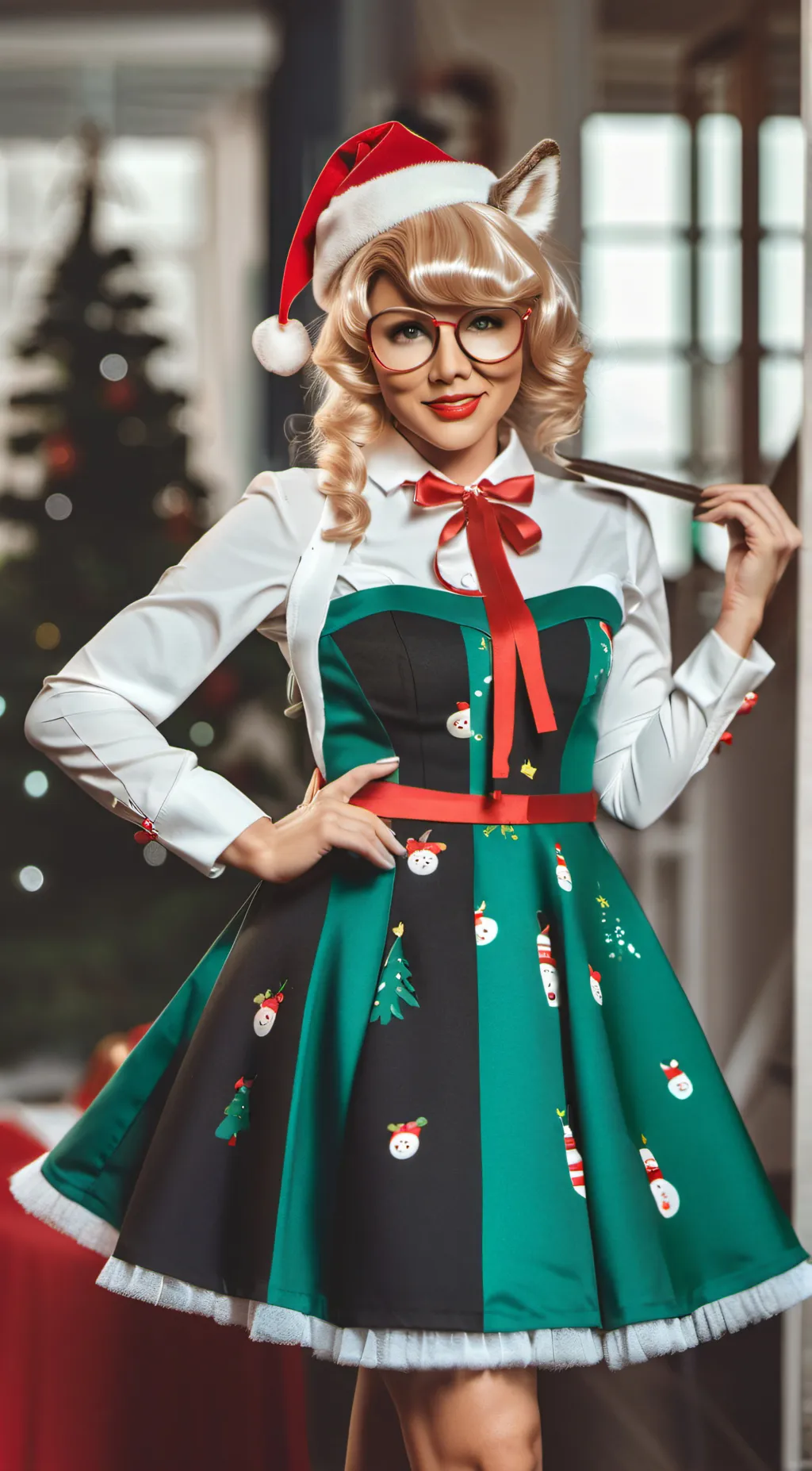 ai character: Look like Taylor  background