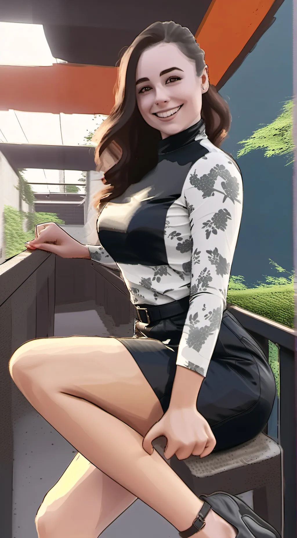 ai character: Lin background