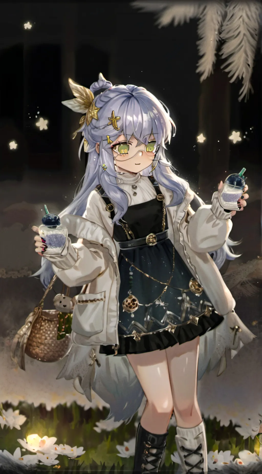 ai character: Pearly nights  background