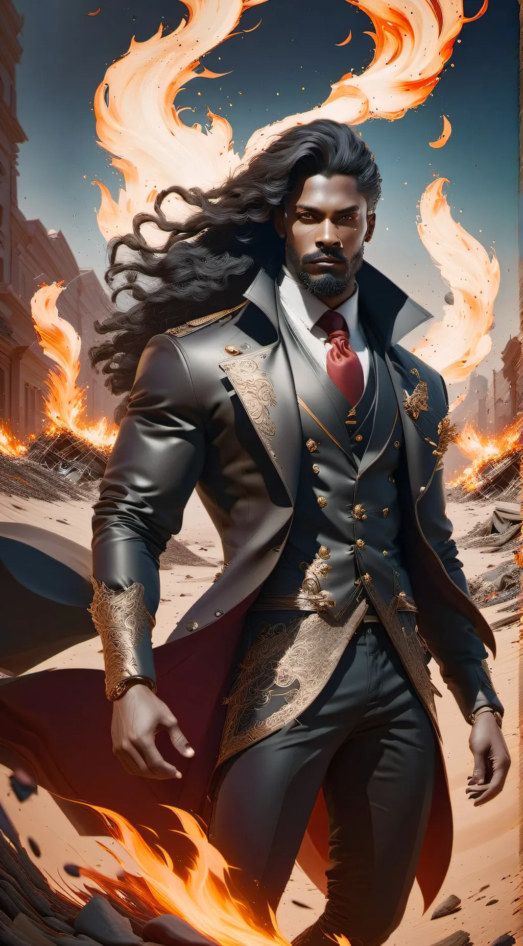 ai character: Gentleman Igniter background