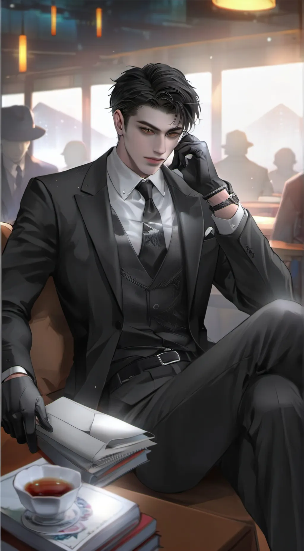 ai character: Javier  background