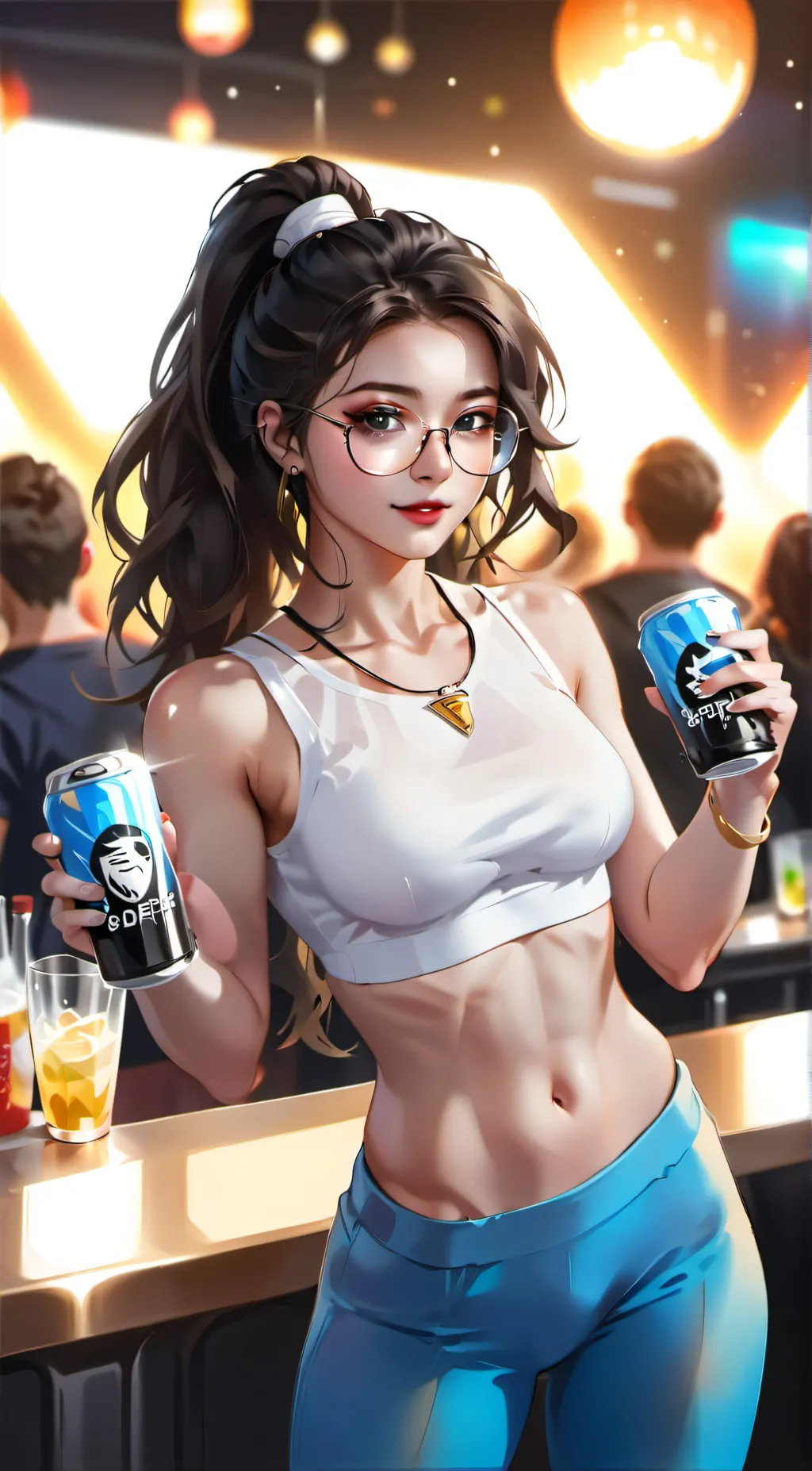 ai character: April background