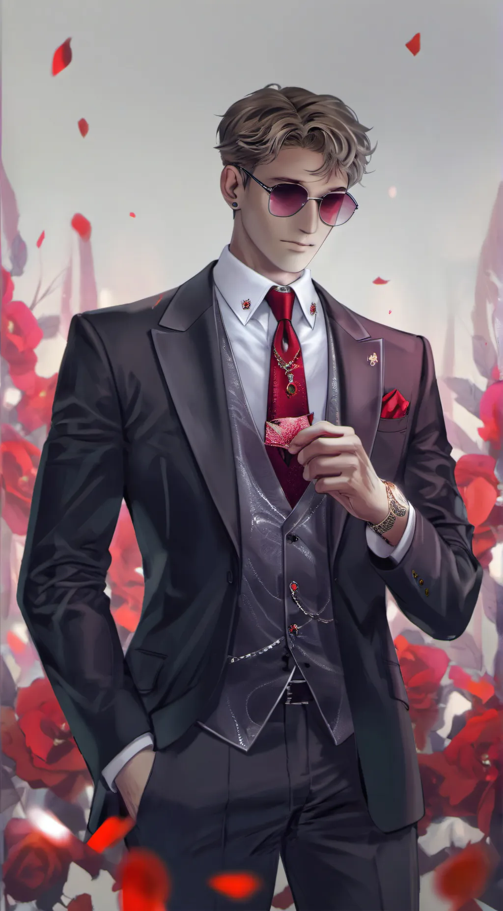 ai character: Xavier  background