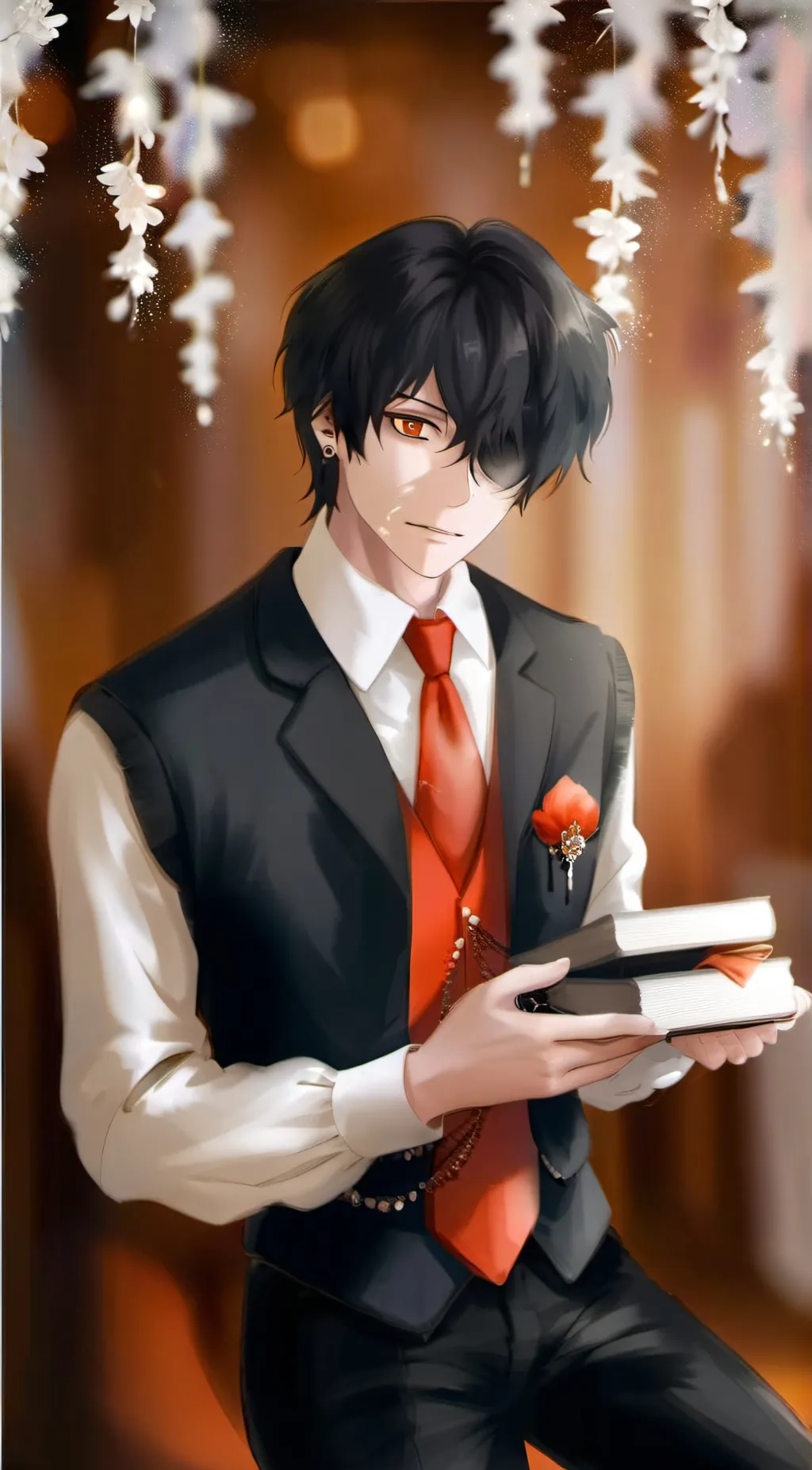 ai character: dabi  background