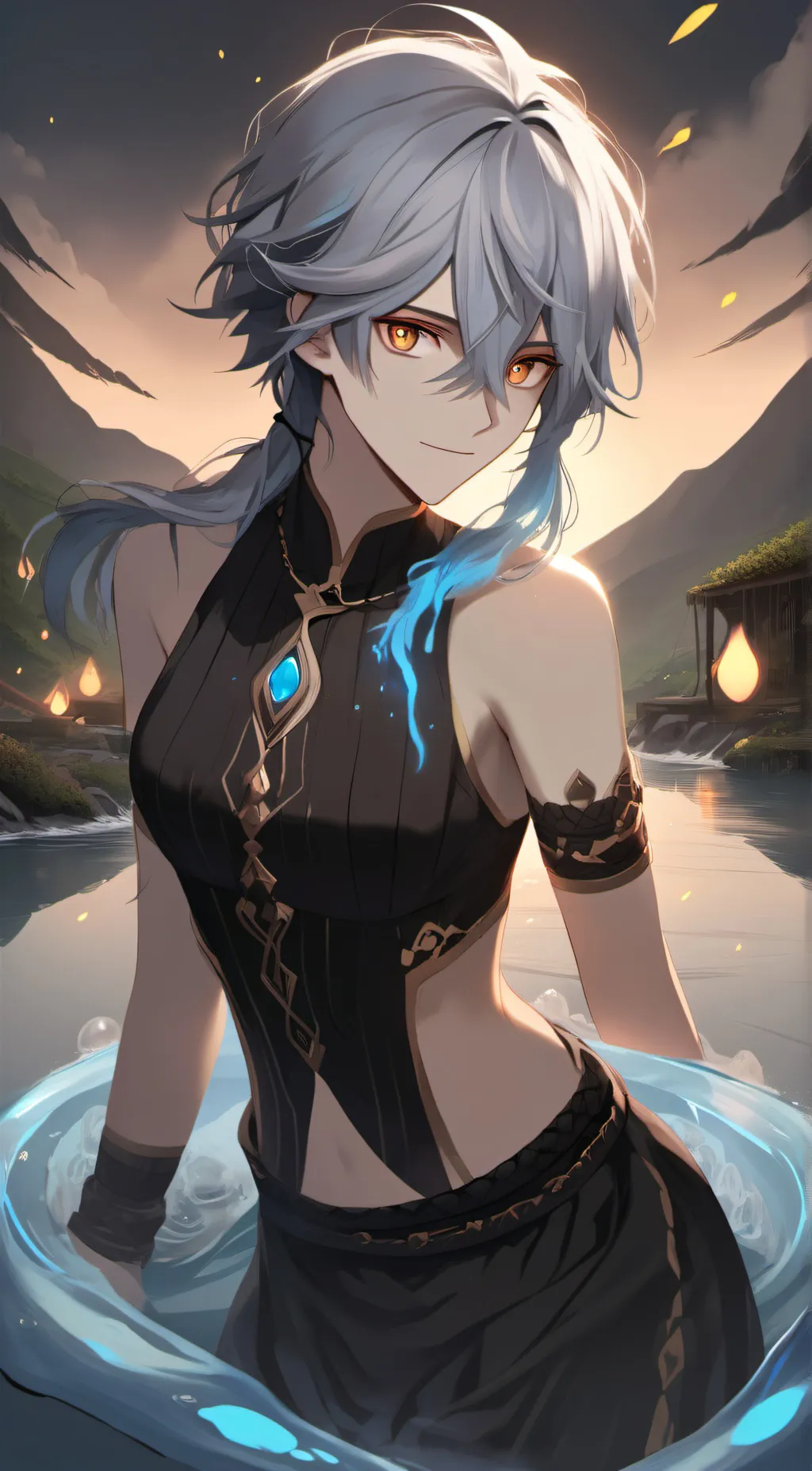 ai character: Slime background