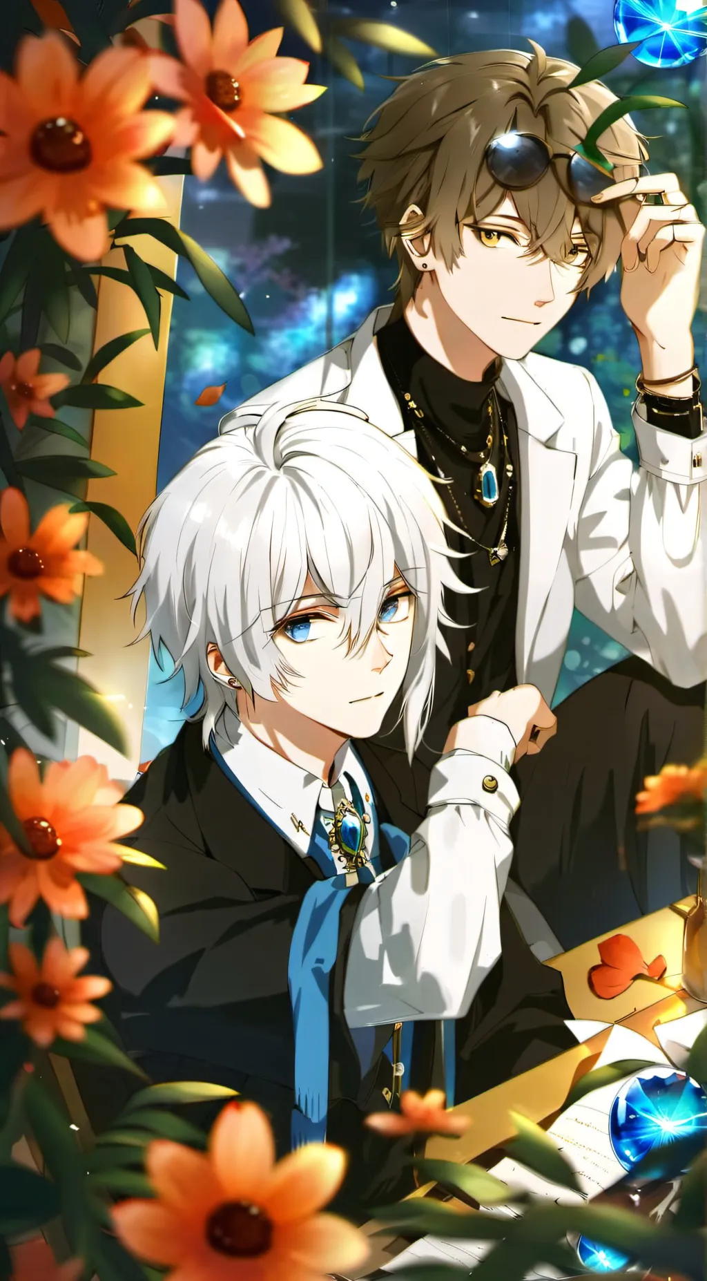 ai character: The Astro twins background