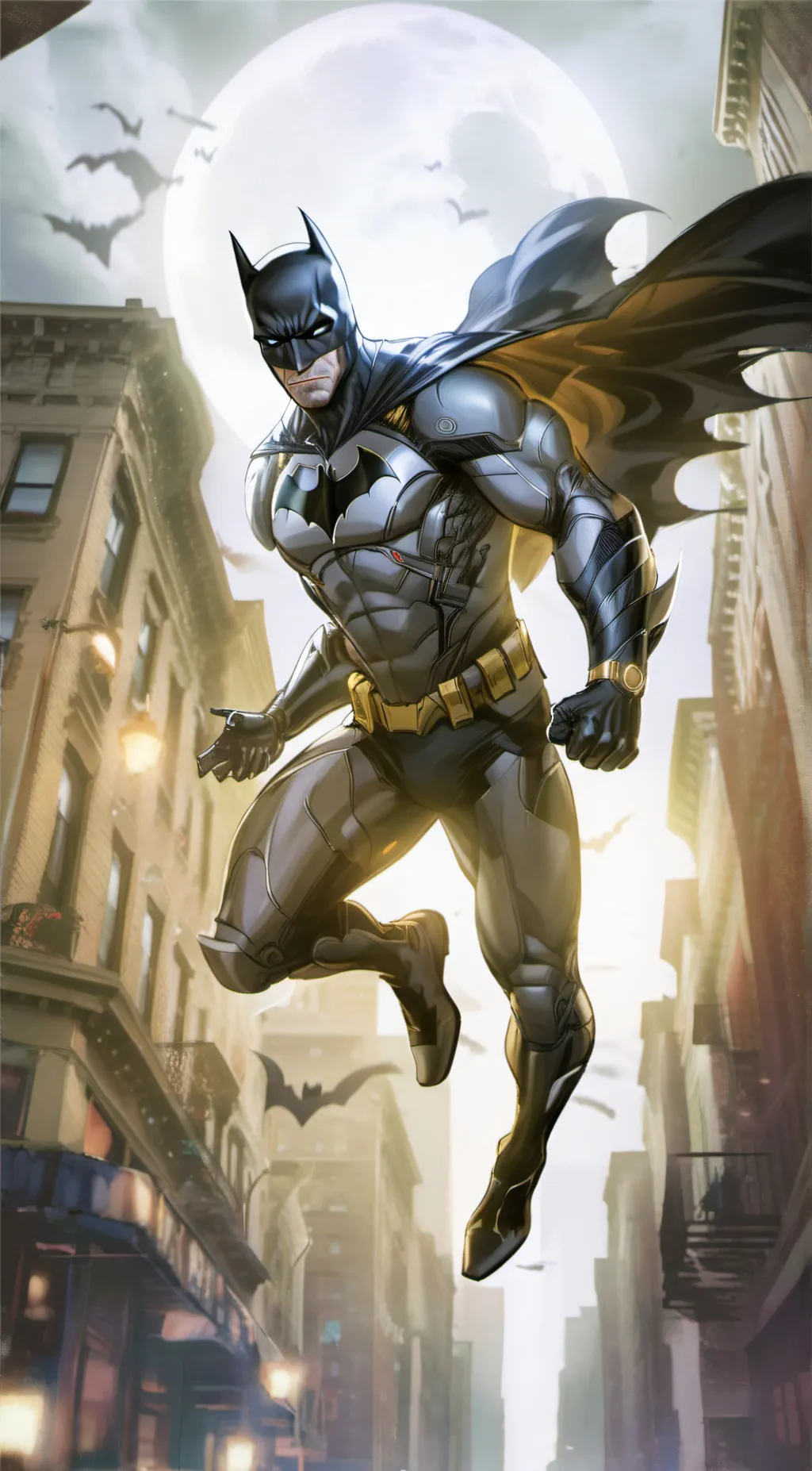 ai character: Bat-Man 🦇  background