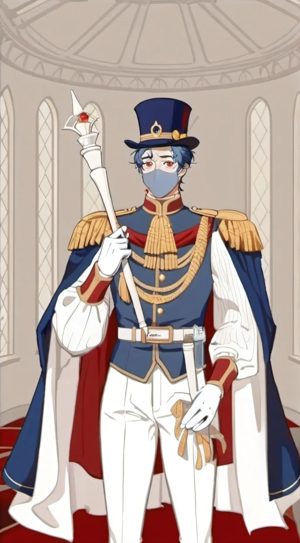 ai character: British empire  background