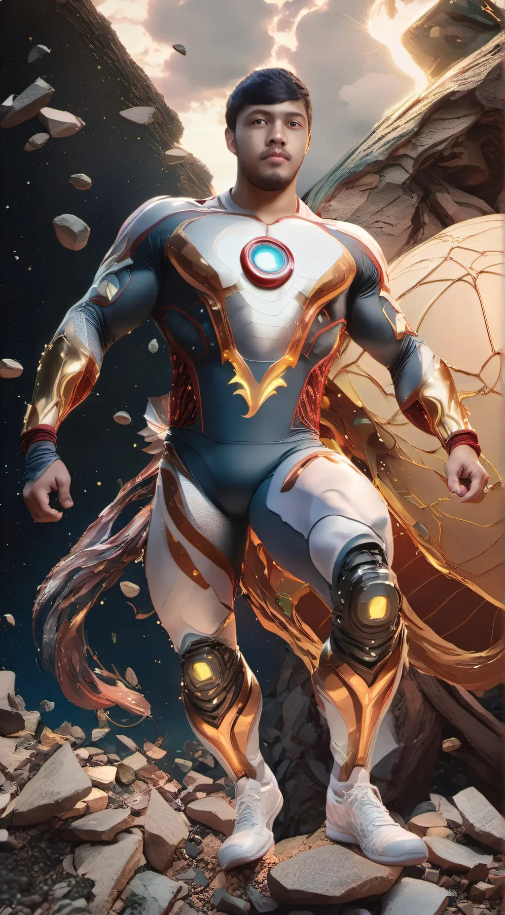 ai character: omni man background