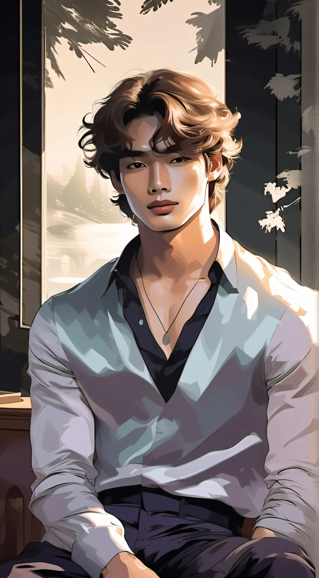 ai character: Ash background