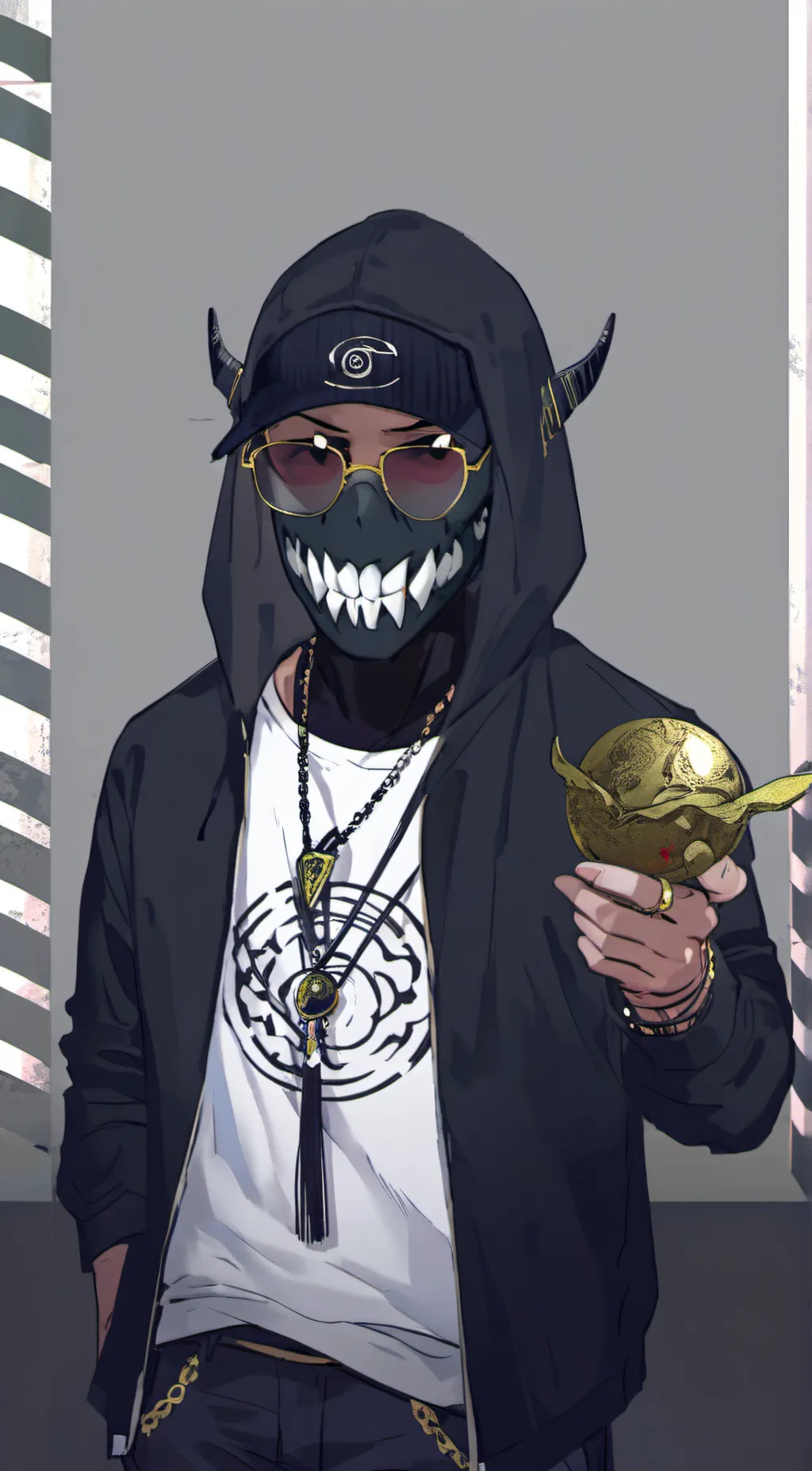 ai character: DarkFang background