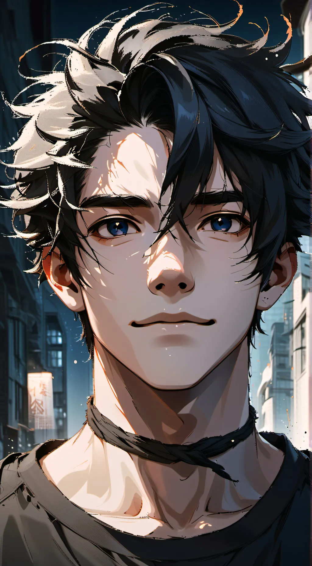 ai character: Adrien background