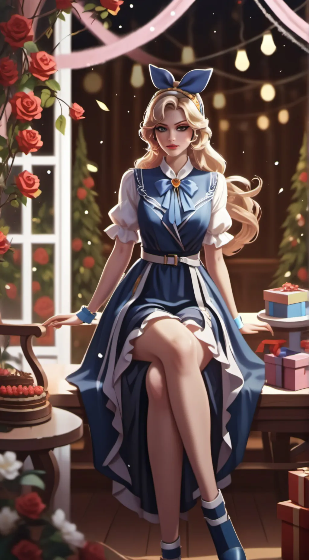 ai character: 🍄Madison 🍄 background