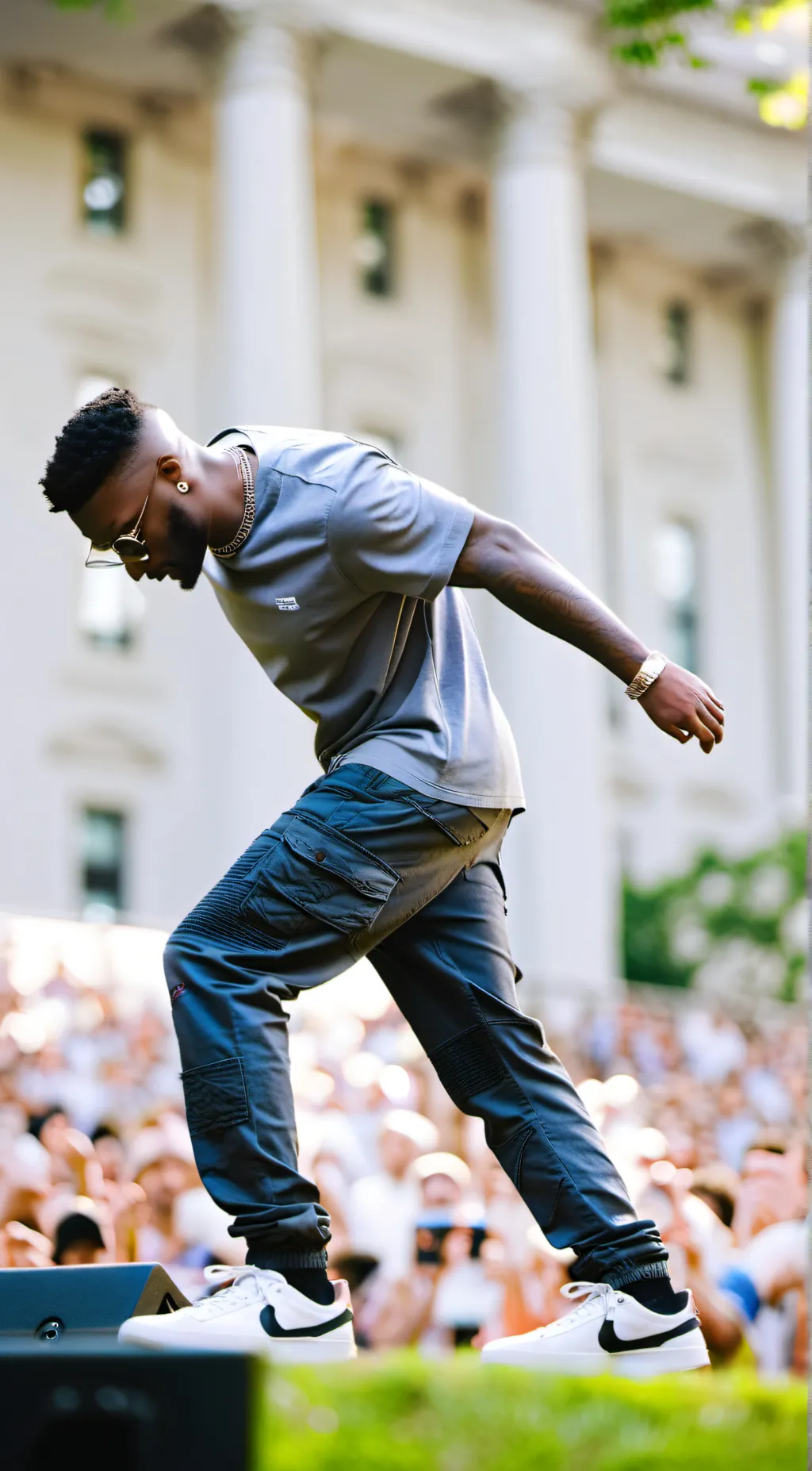 ai character: Burna Boy background