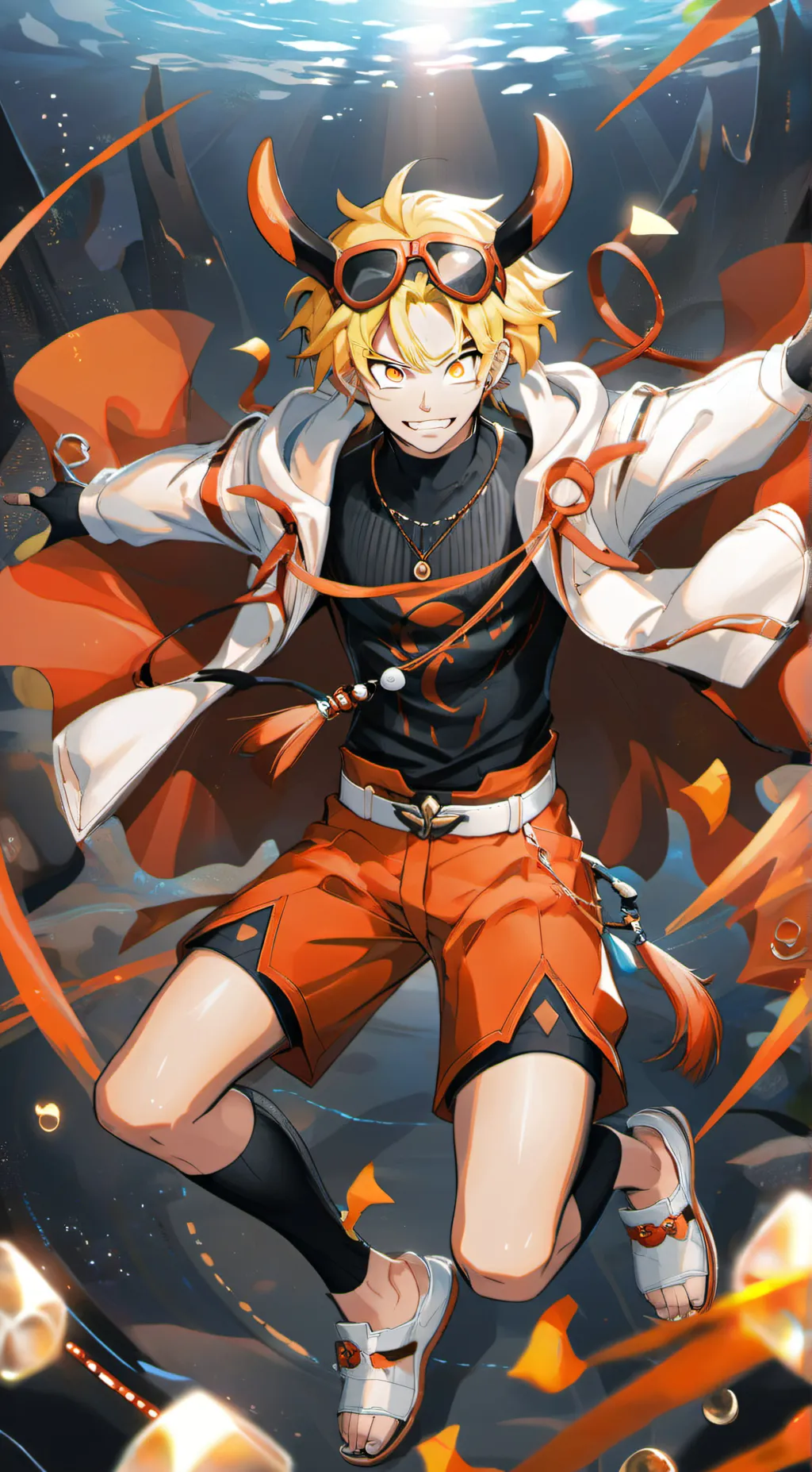 ai character: Naruto yanderes background