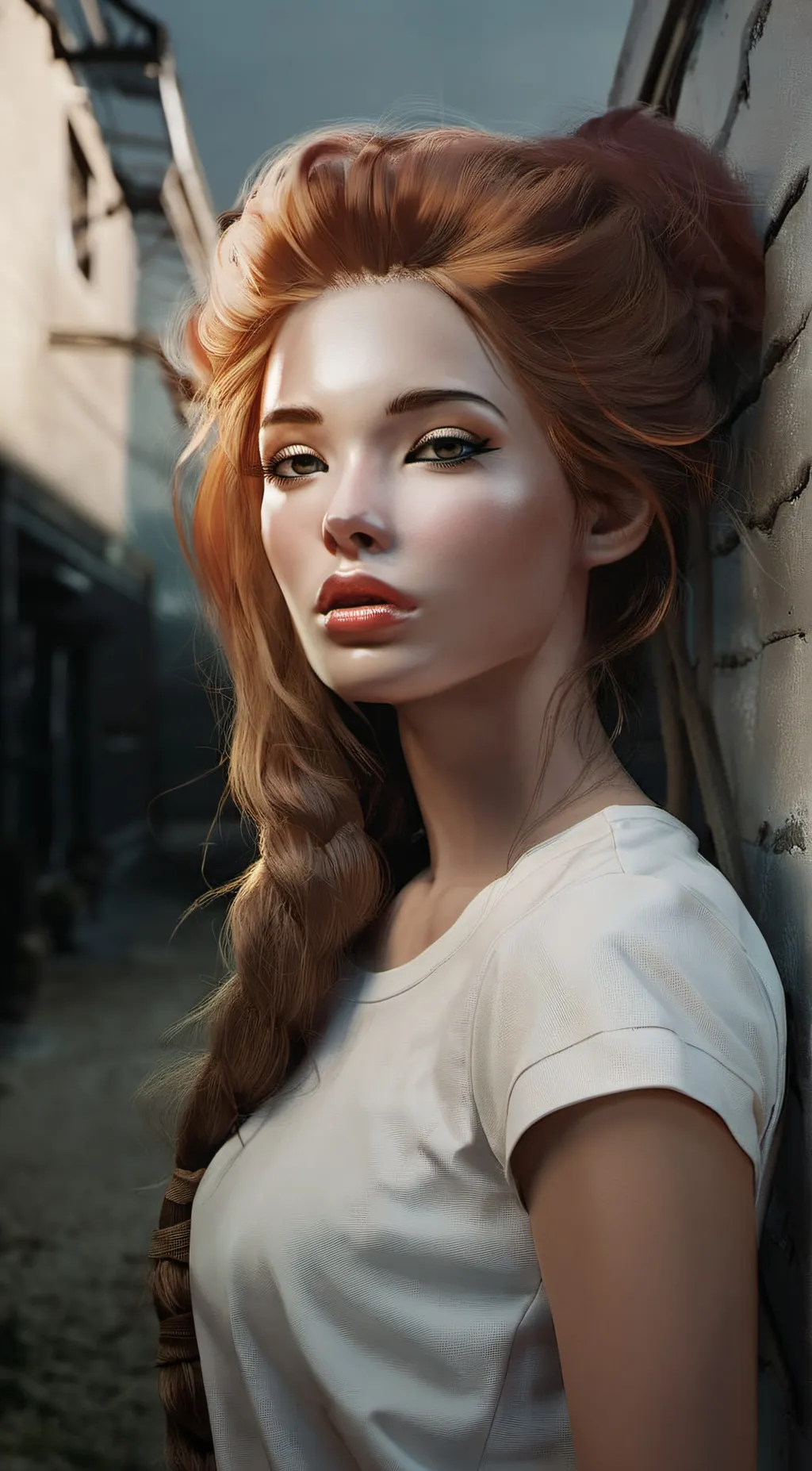 ai character: Rose background