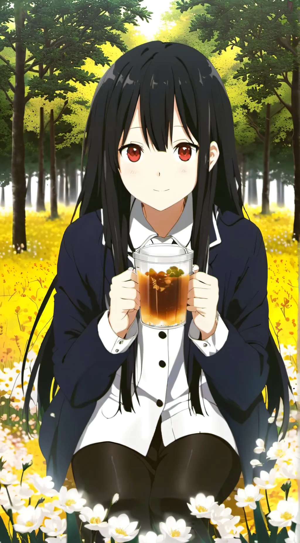 ai character: NAGATORO  background