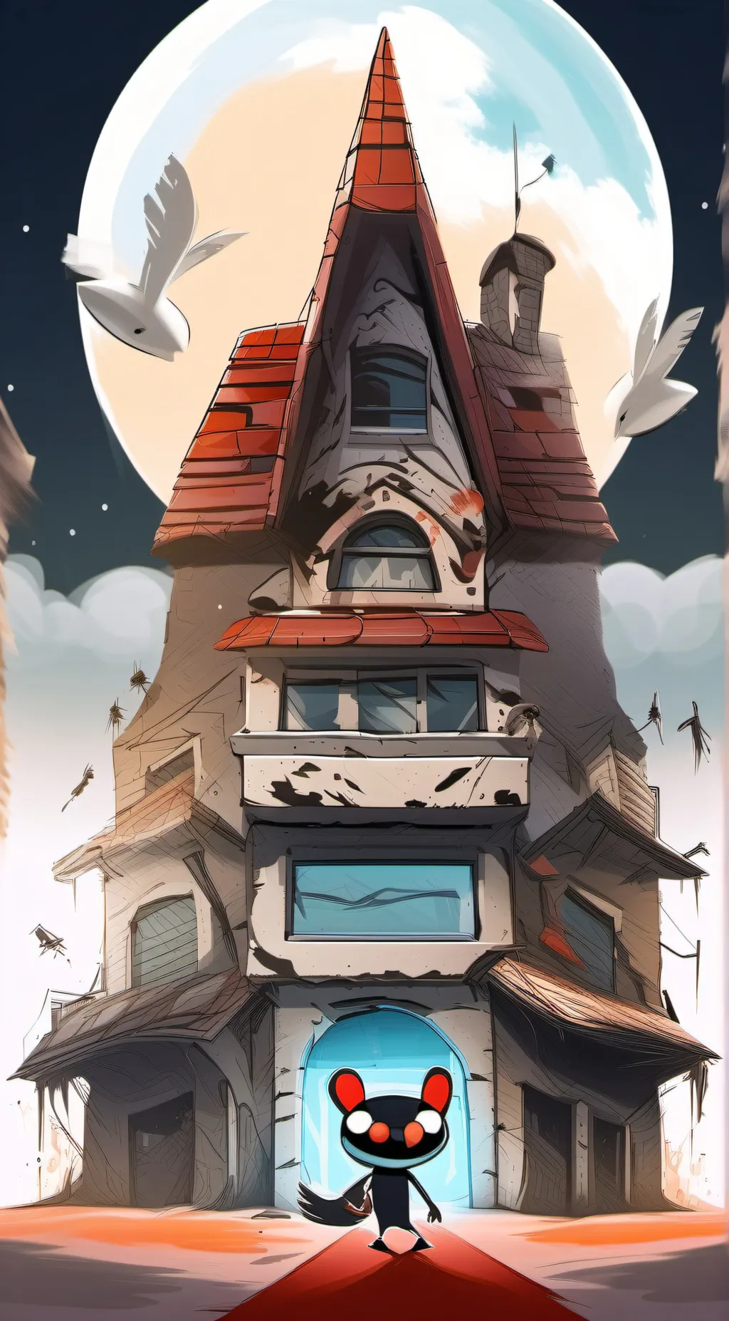 ai character: Eva background