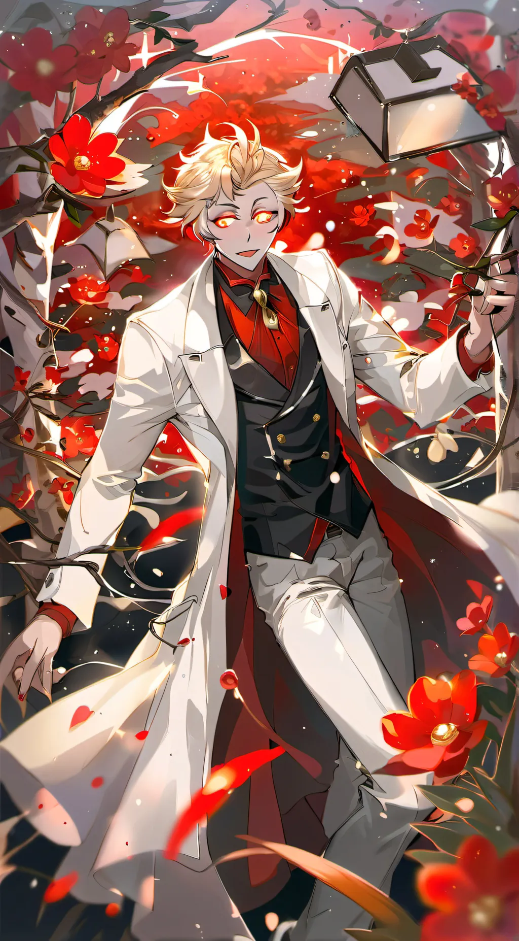 ai character: Lucifer  background
