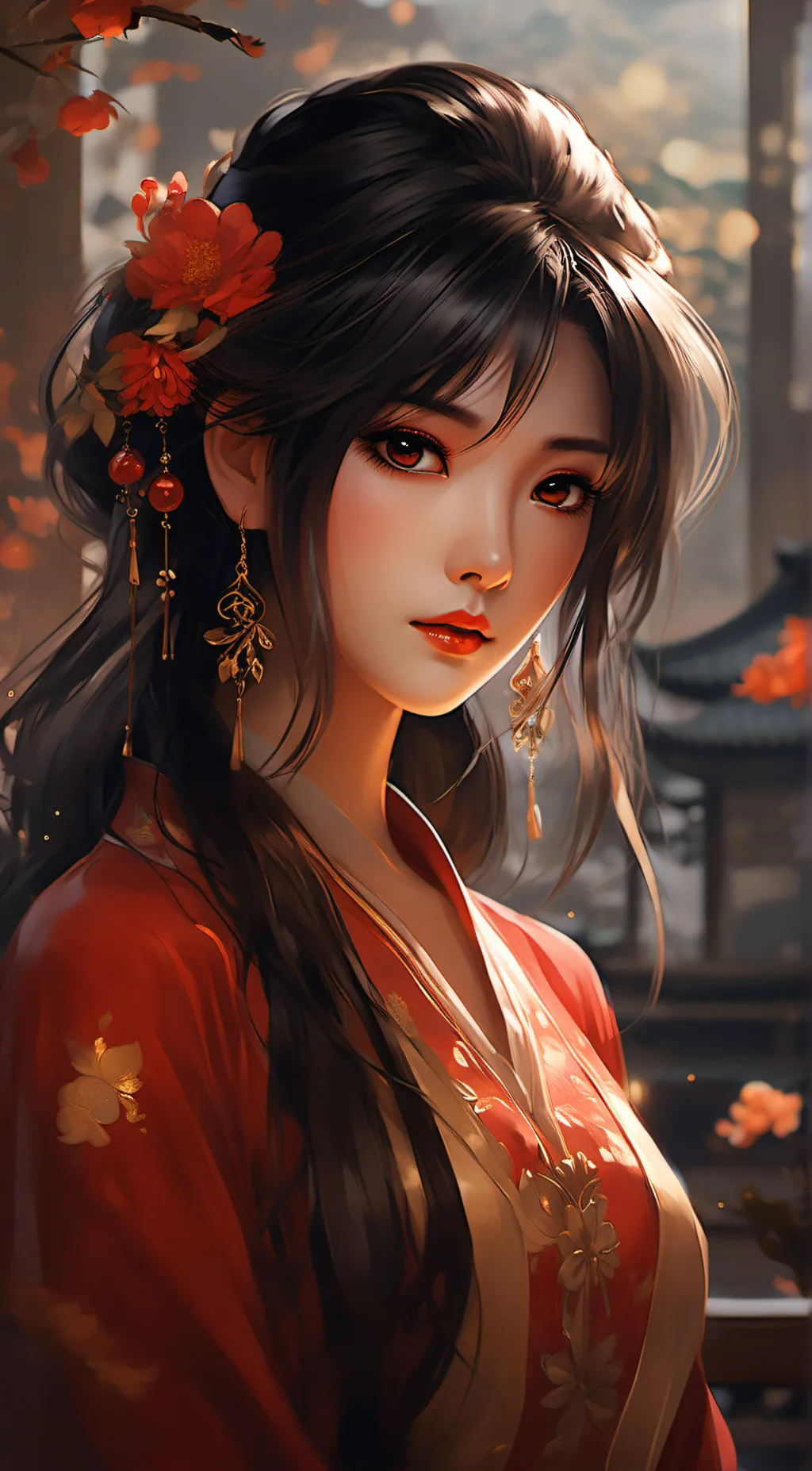 ai character: Lily background