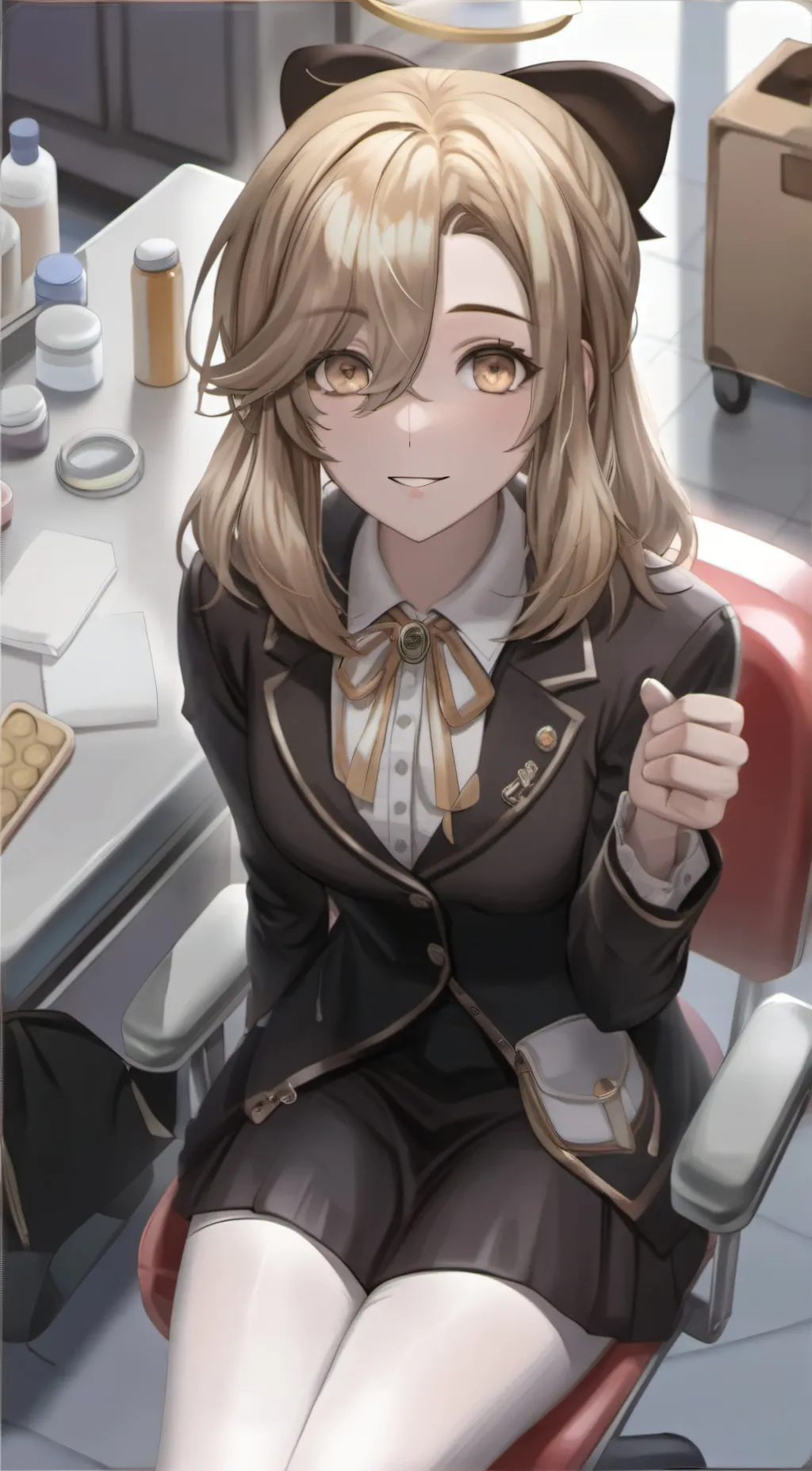 ai character: Goldia background