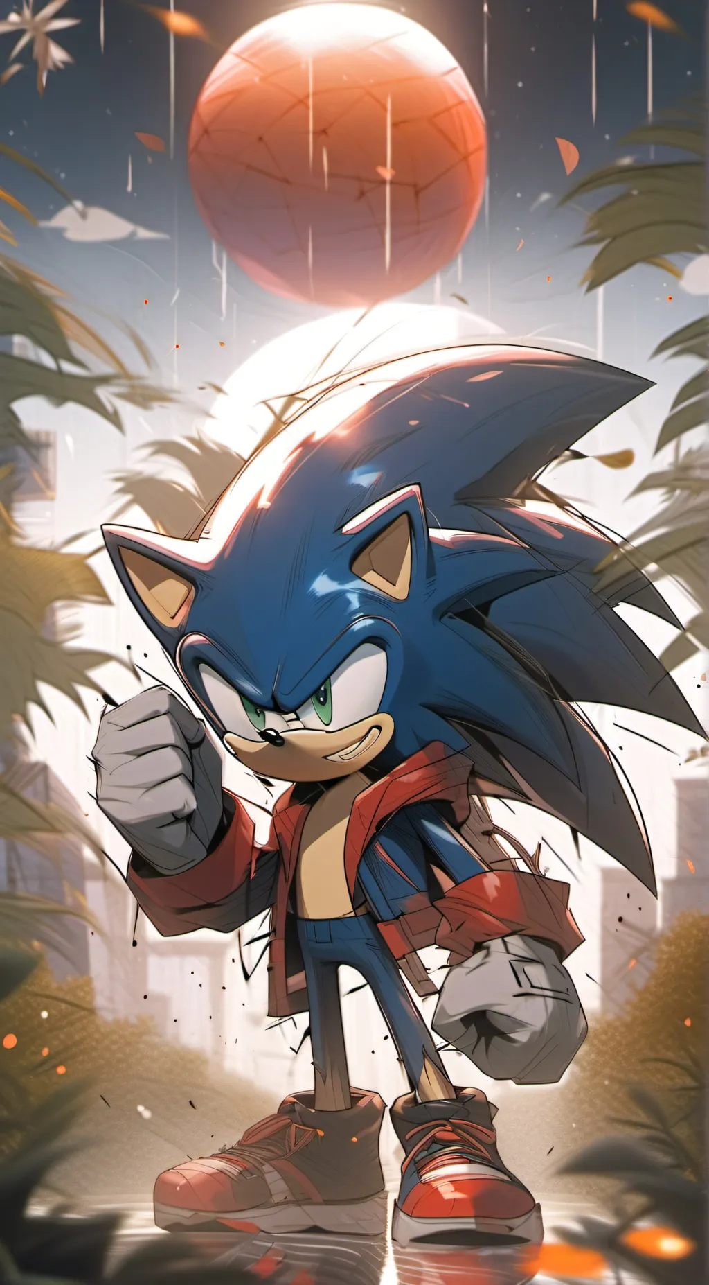 ai character: Classic sonic background