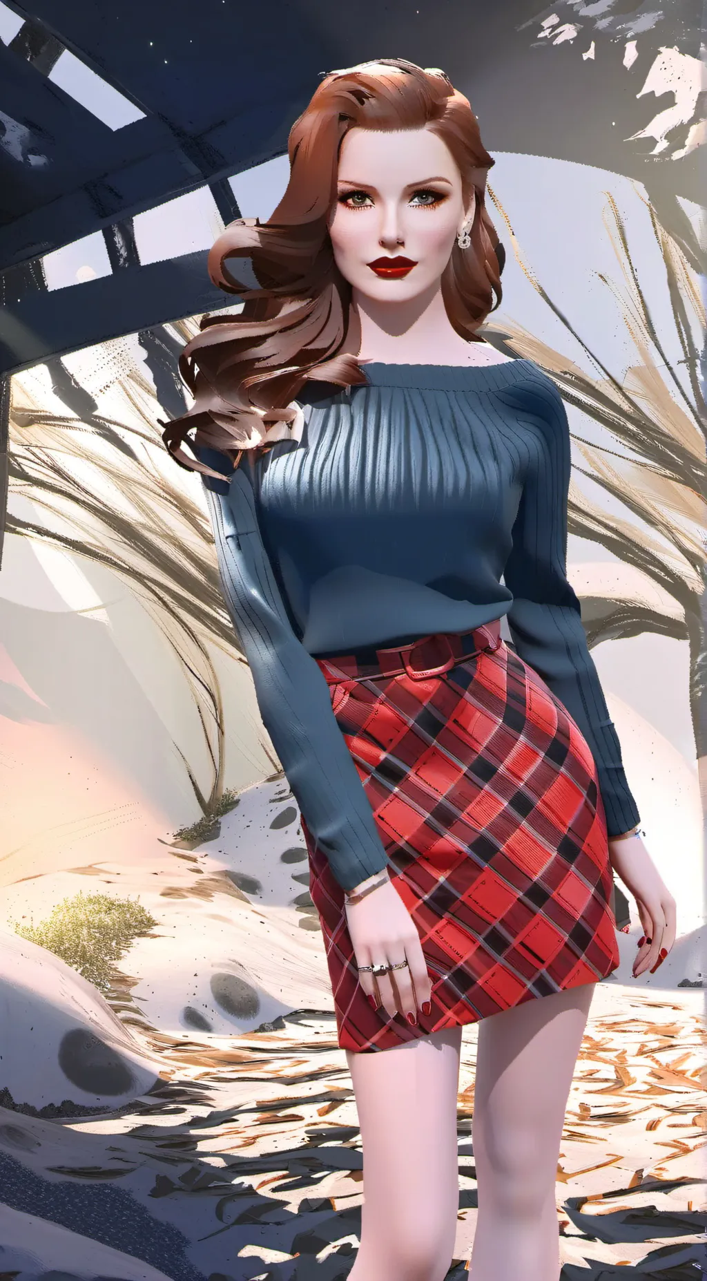 ai character: Cheryl Blossom background