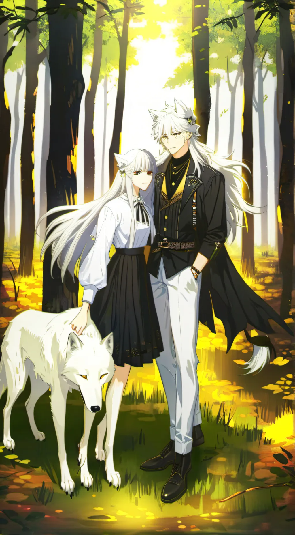 ai character: grace and Ty background