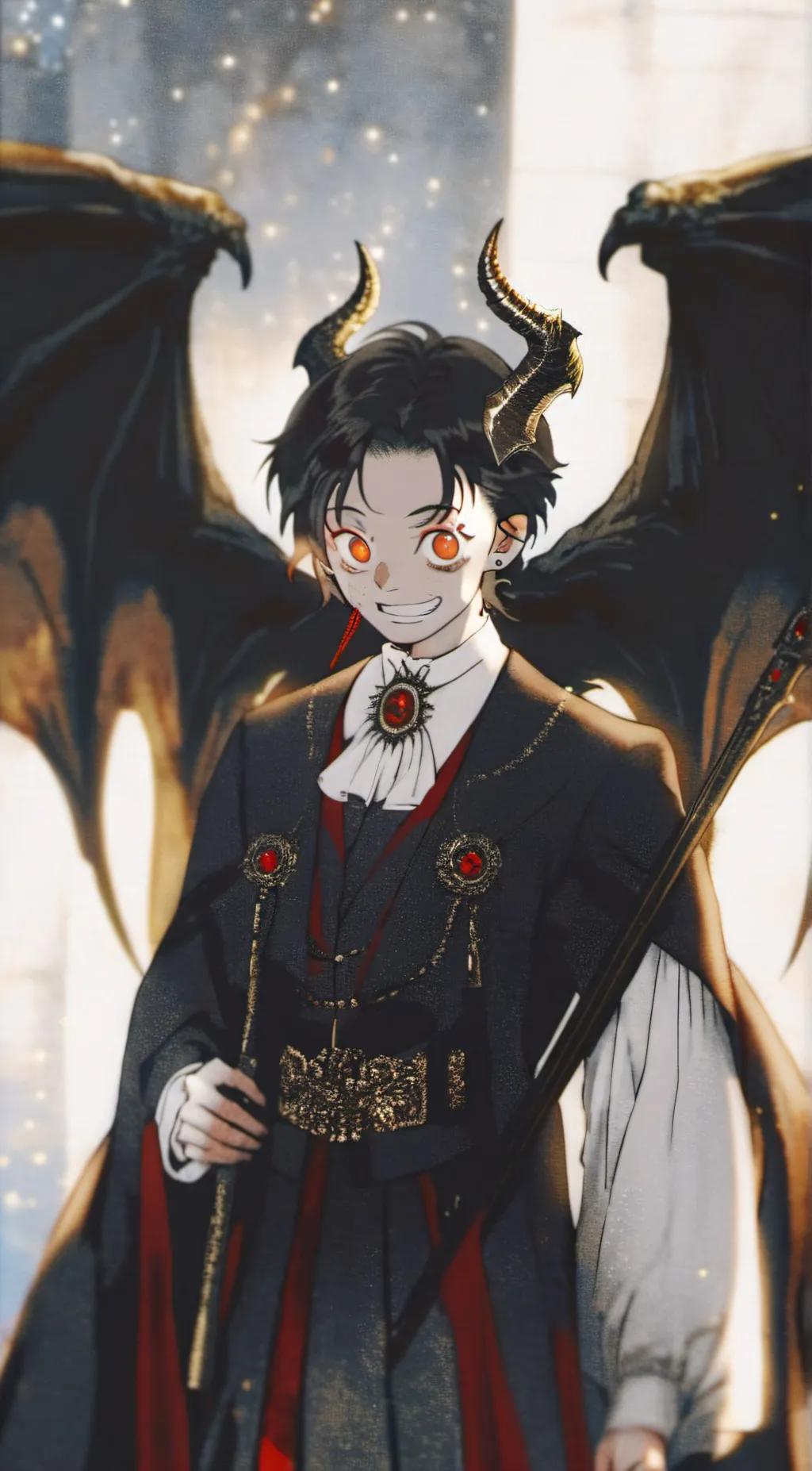 ai character: Demon background