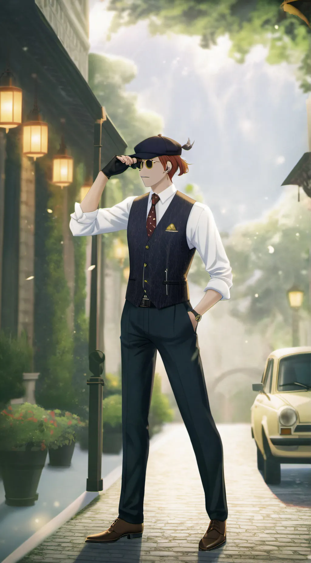 ai character: Lecion  background