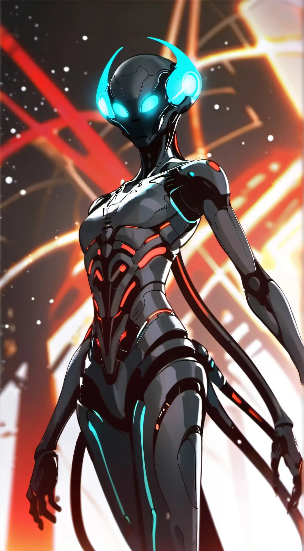 ai character: T9 (Girl) background