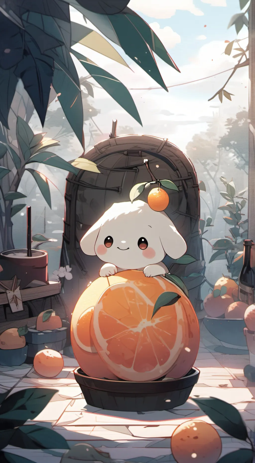 ai character: Naranjita background