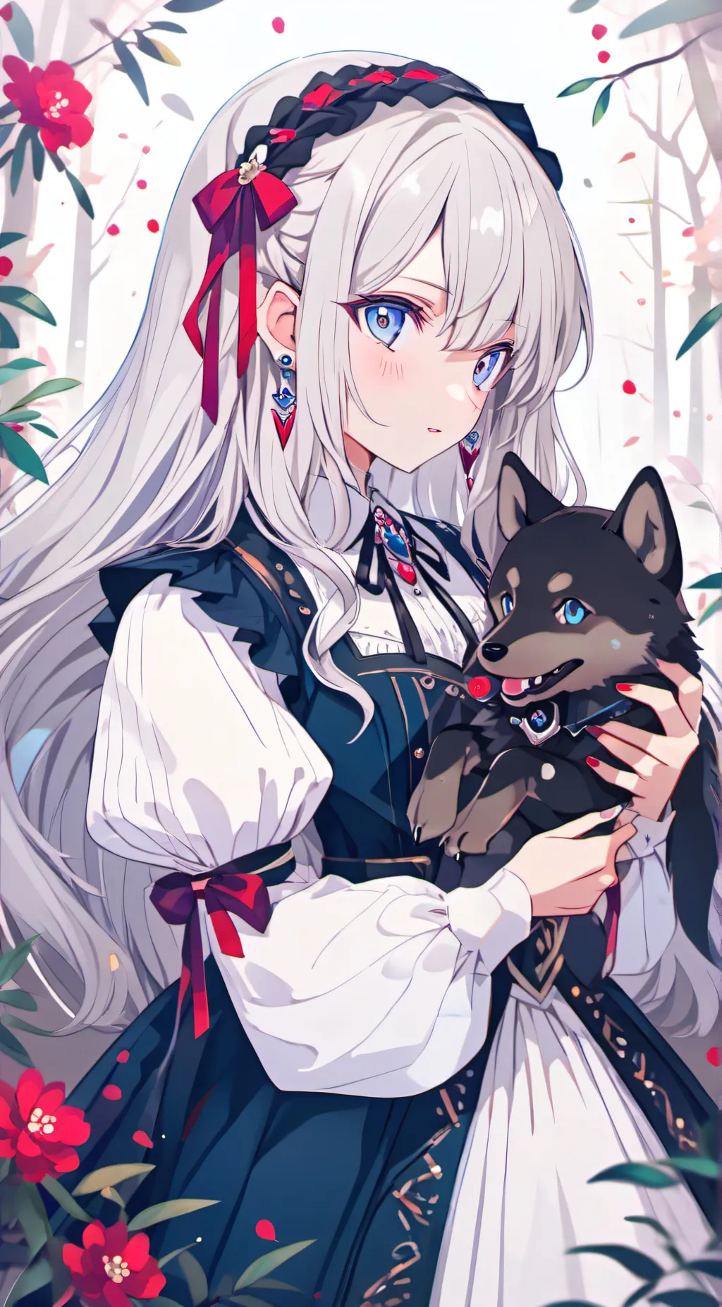 ai character: Luna  background