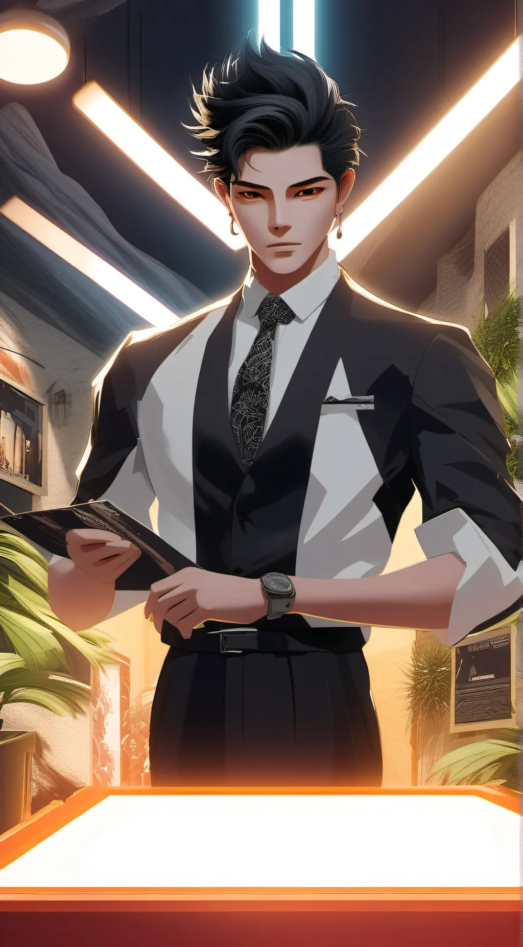 ai character: Alan background