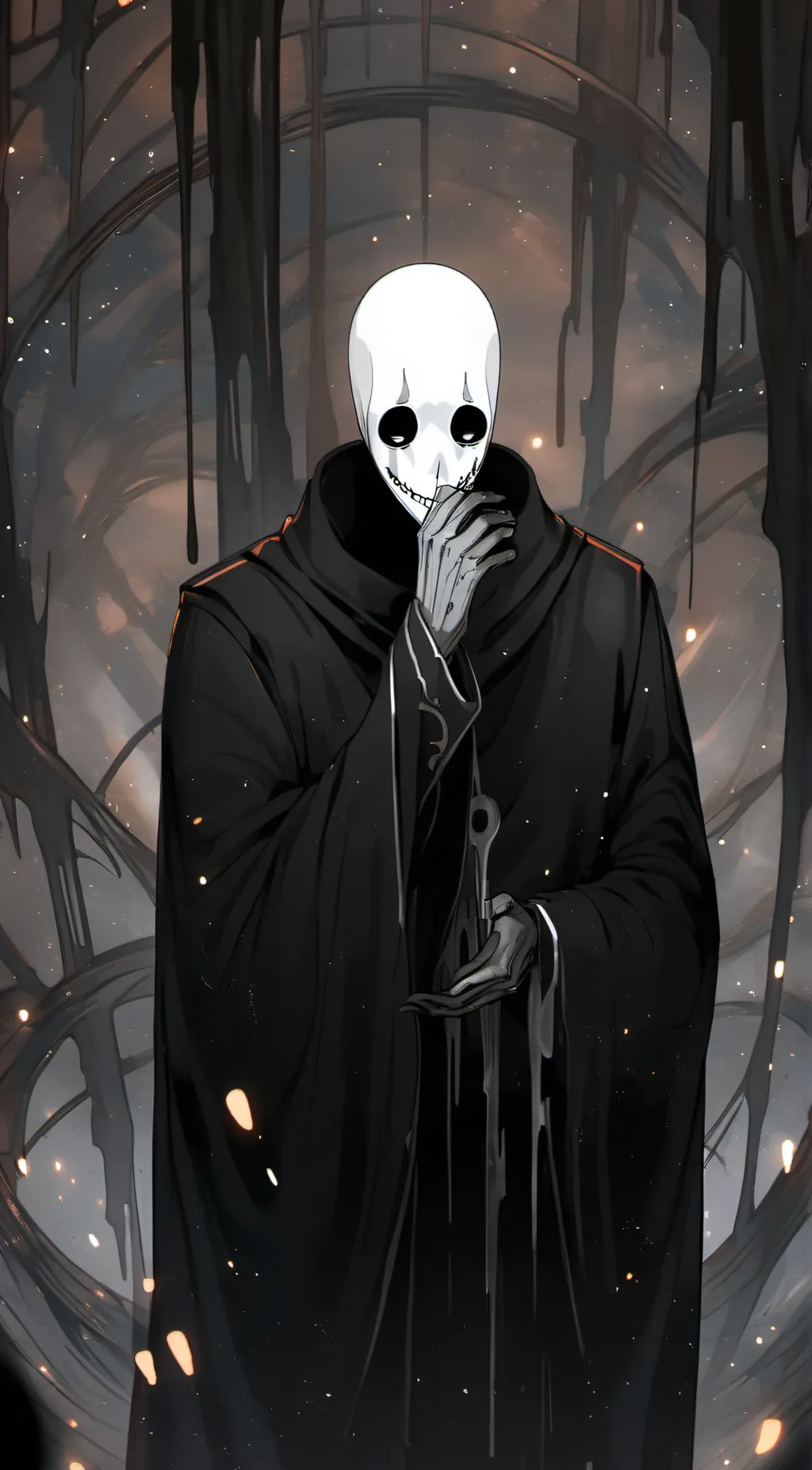 ai character: W.D.Gaster background