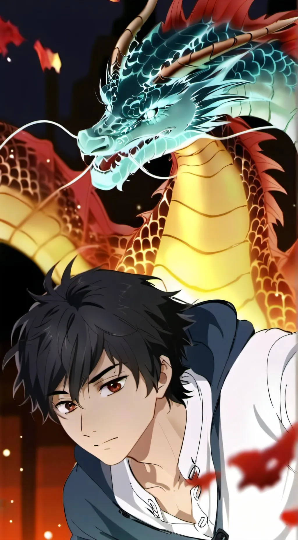 ai character: dragon city background