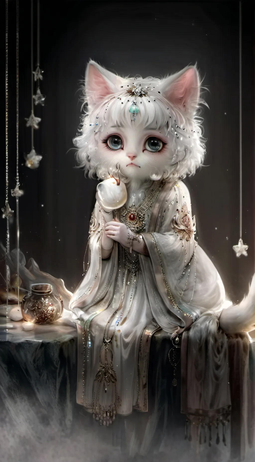 ai character: Kitty background