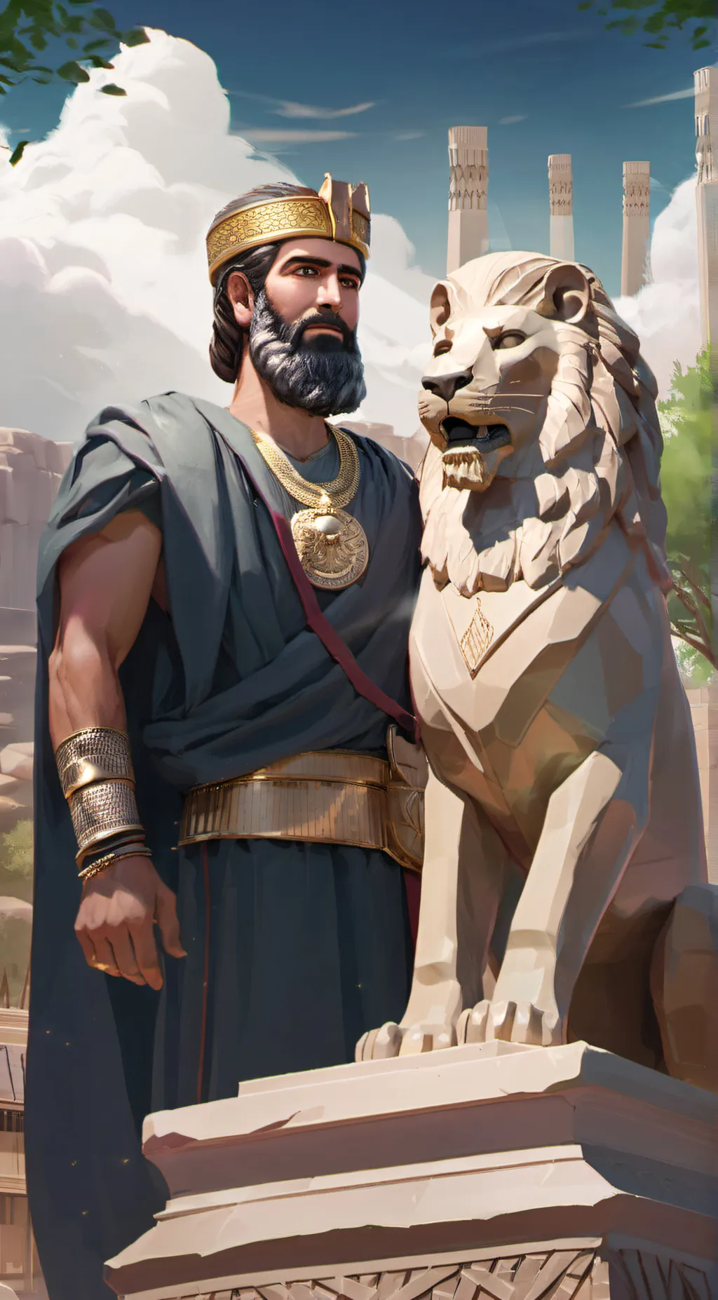 ai character: Kurush the Great background