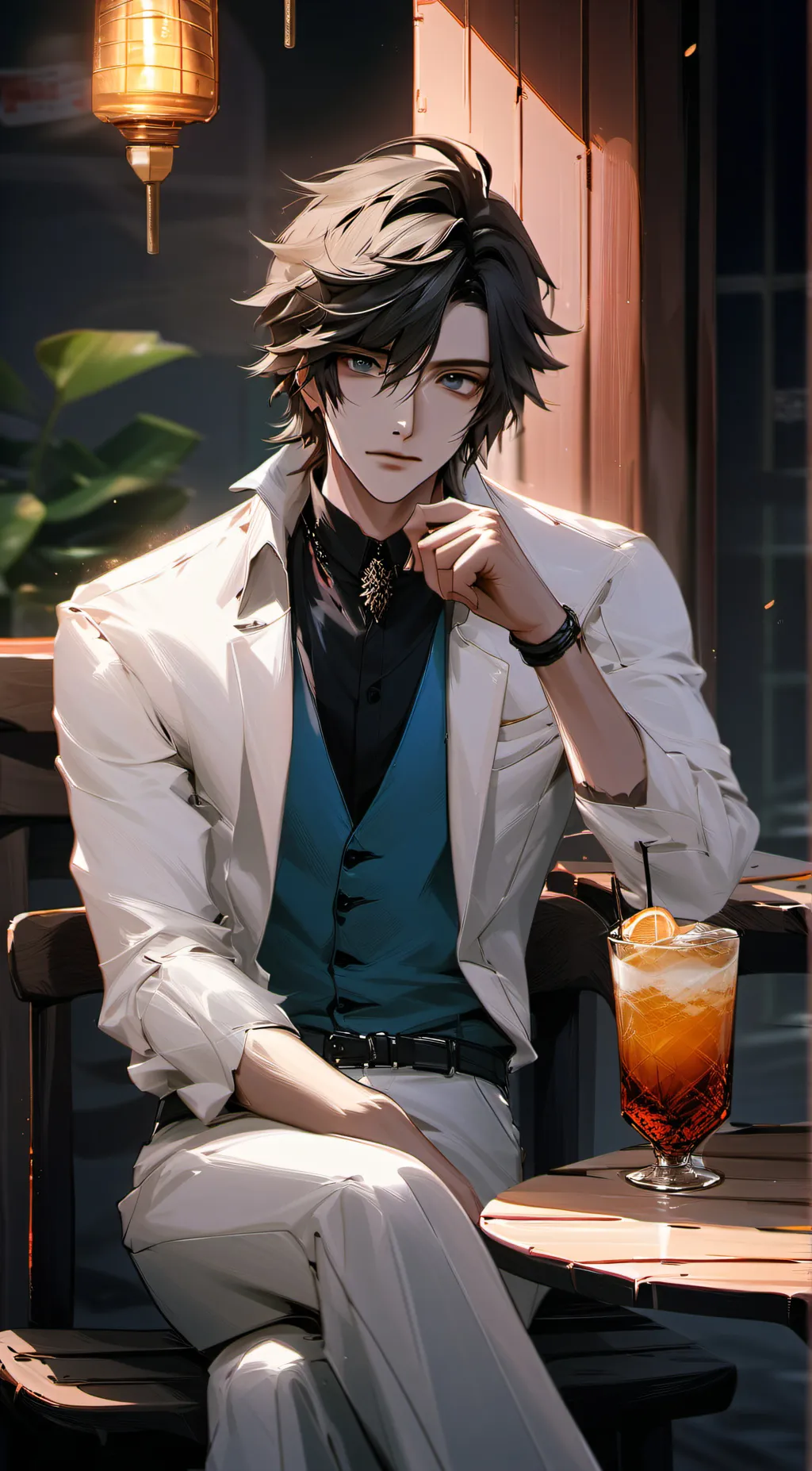 ai character: lucas background