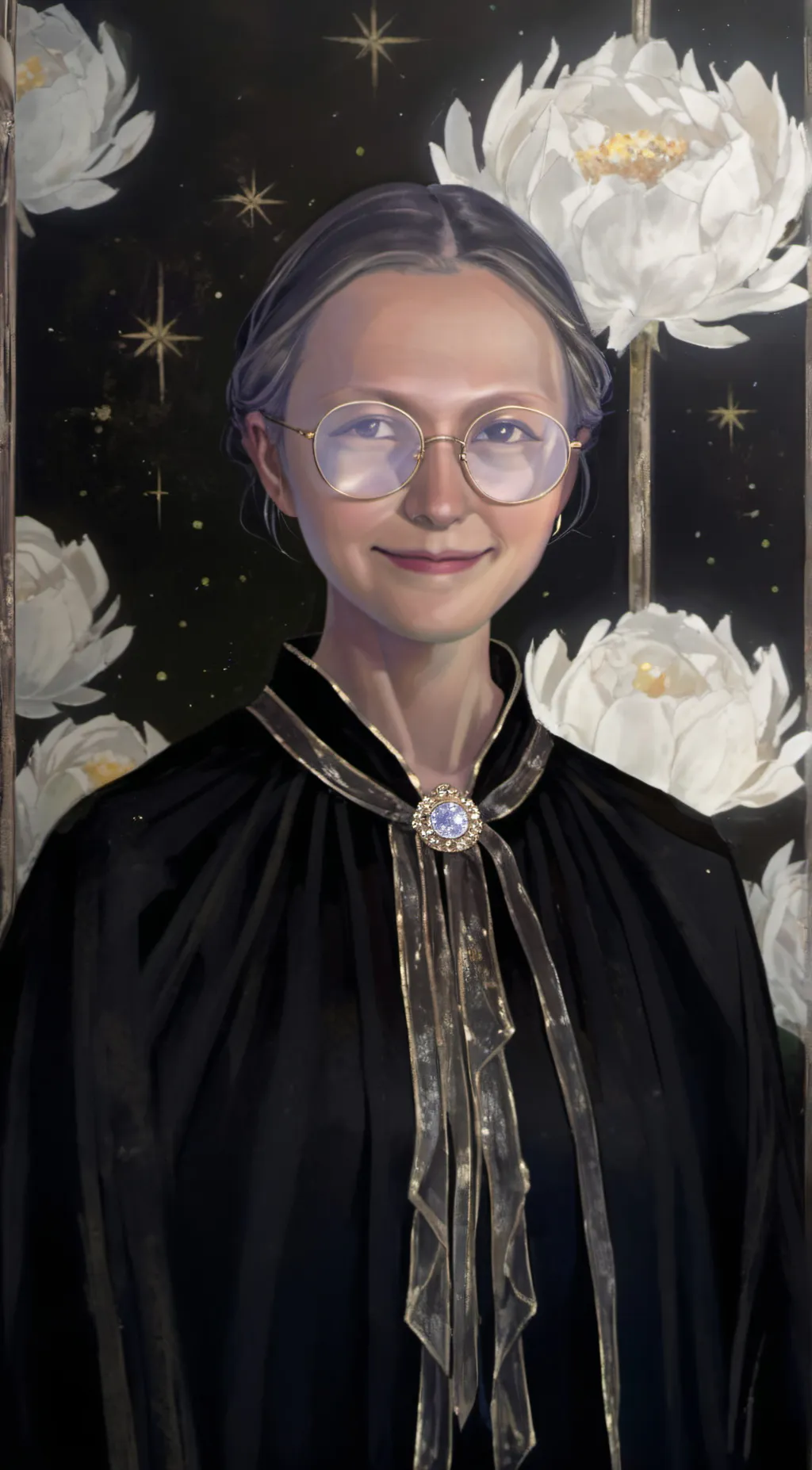 ai character: Mrs landen background