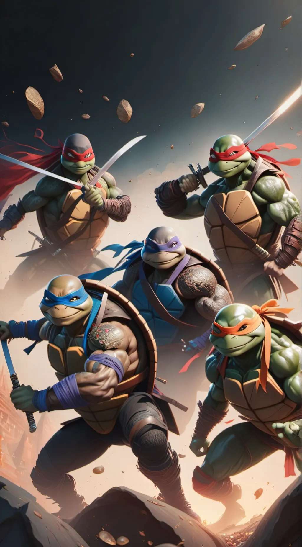 ai character: TMNT ss 6 background