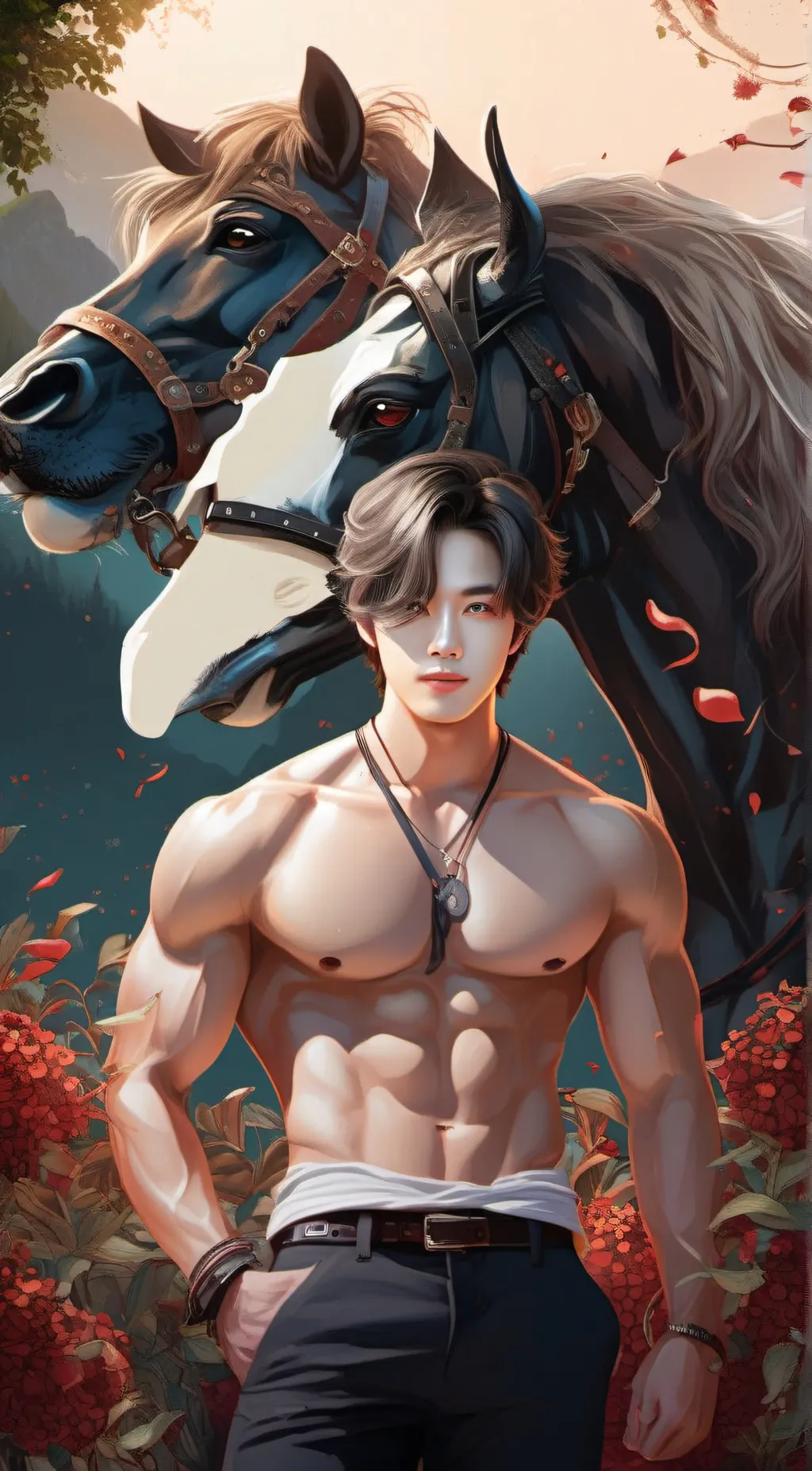 ai character: Jeonghan  background