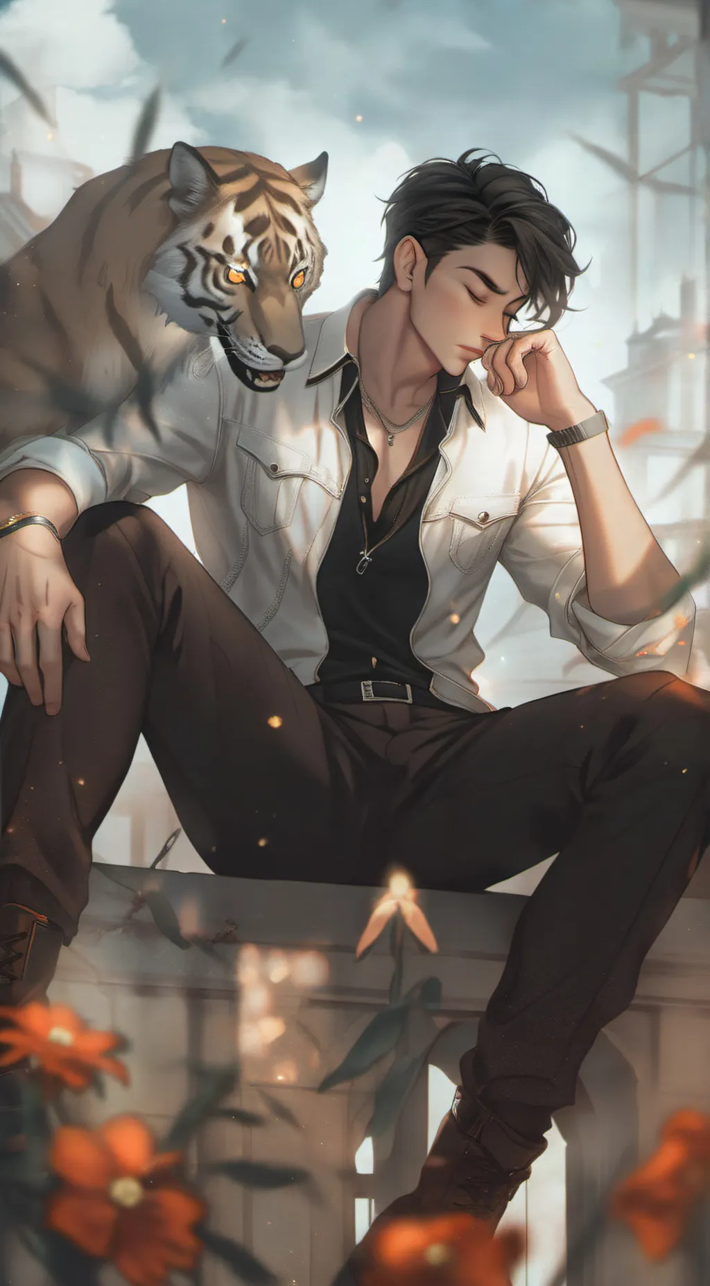 ai character: damon background