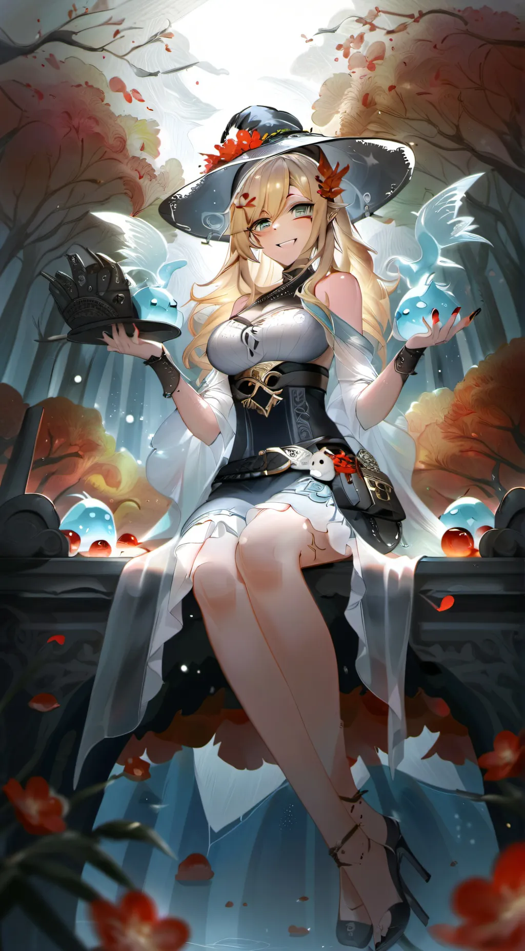 ai character: hashira background