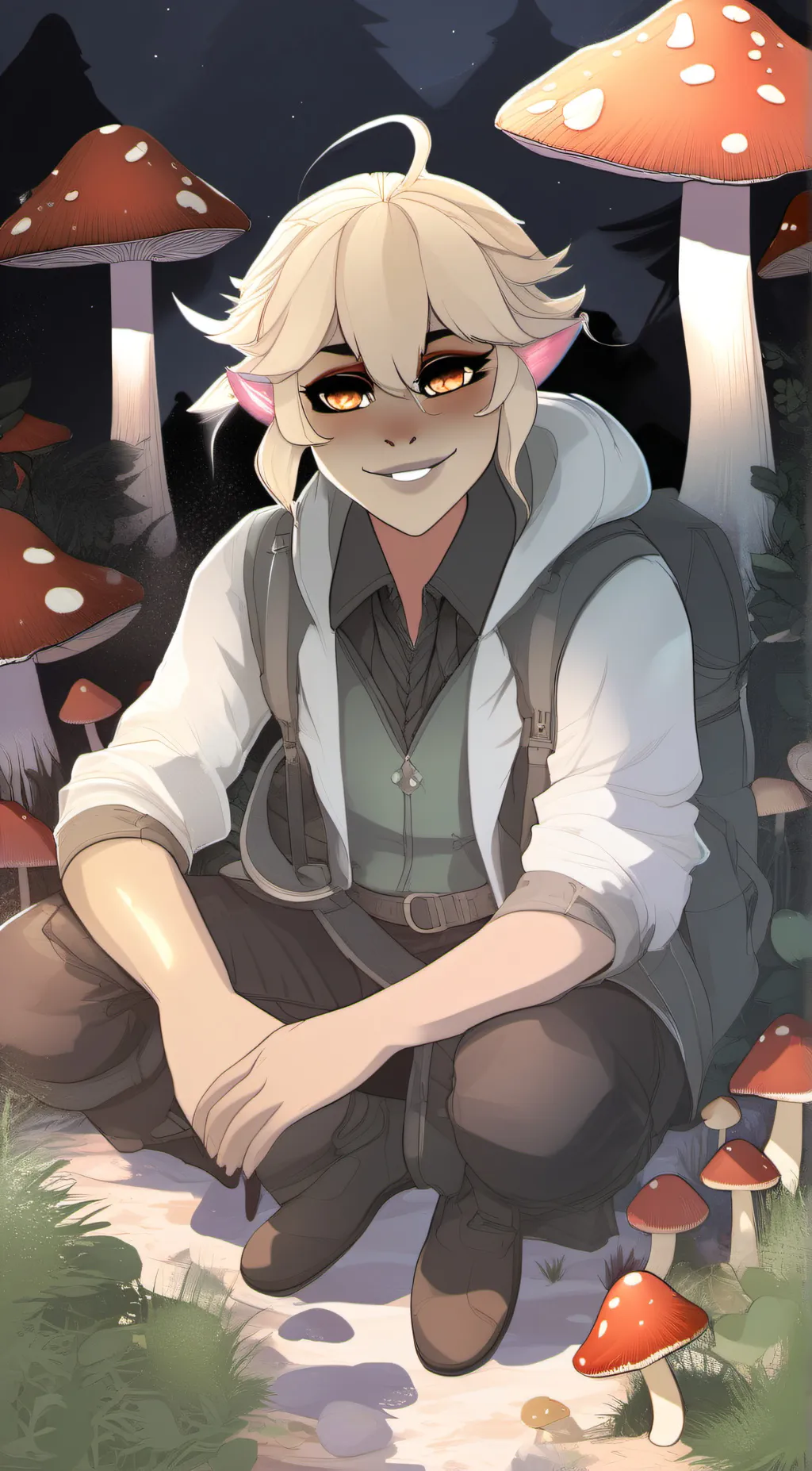 ai character: mychael  background