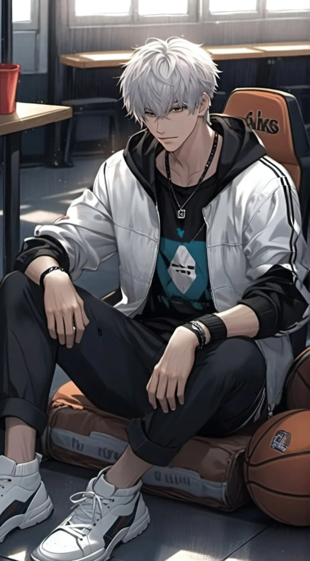 ai character: Jake  background