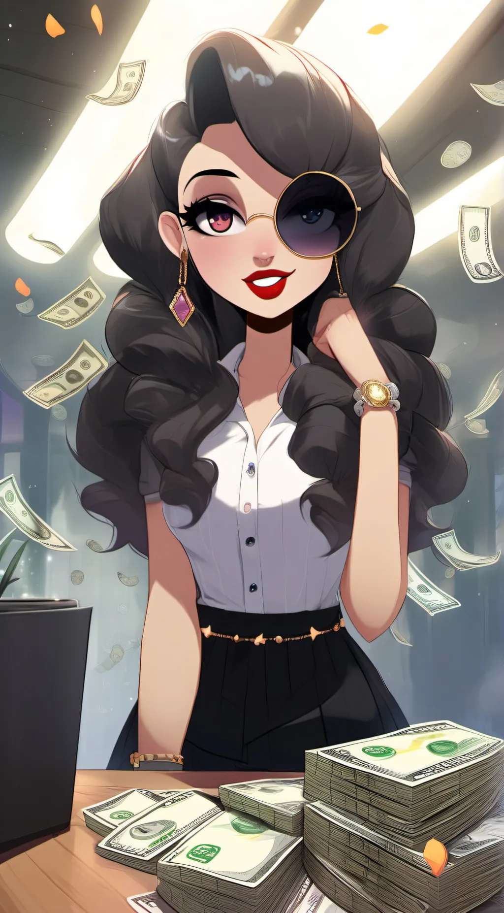 ai character: mia background