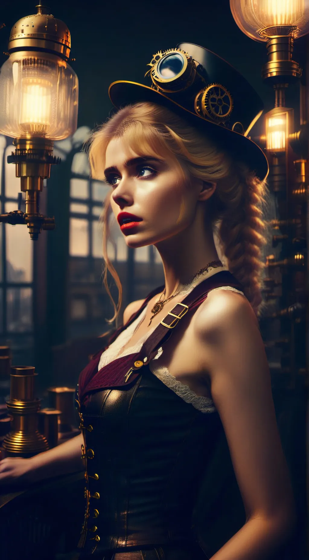 ai character: Evelina Cogsworth background