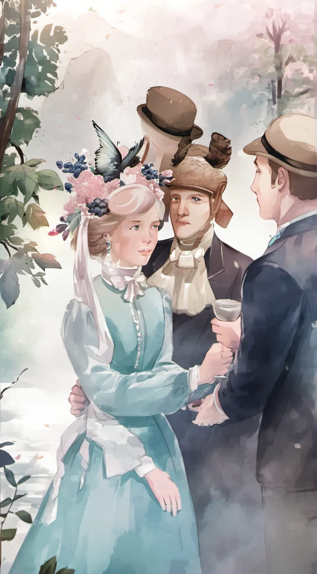 ai character: Micheale and Jasp. background