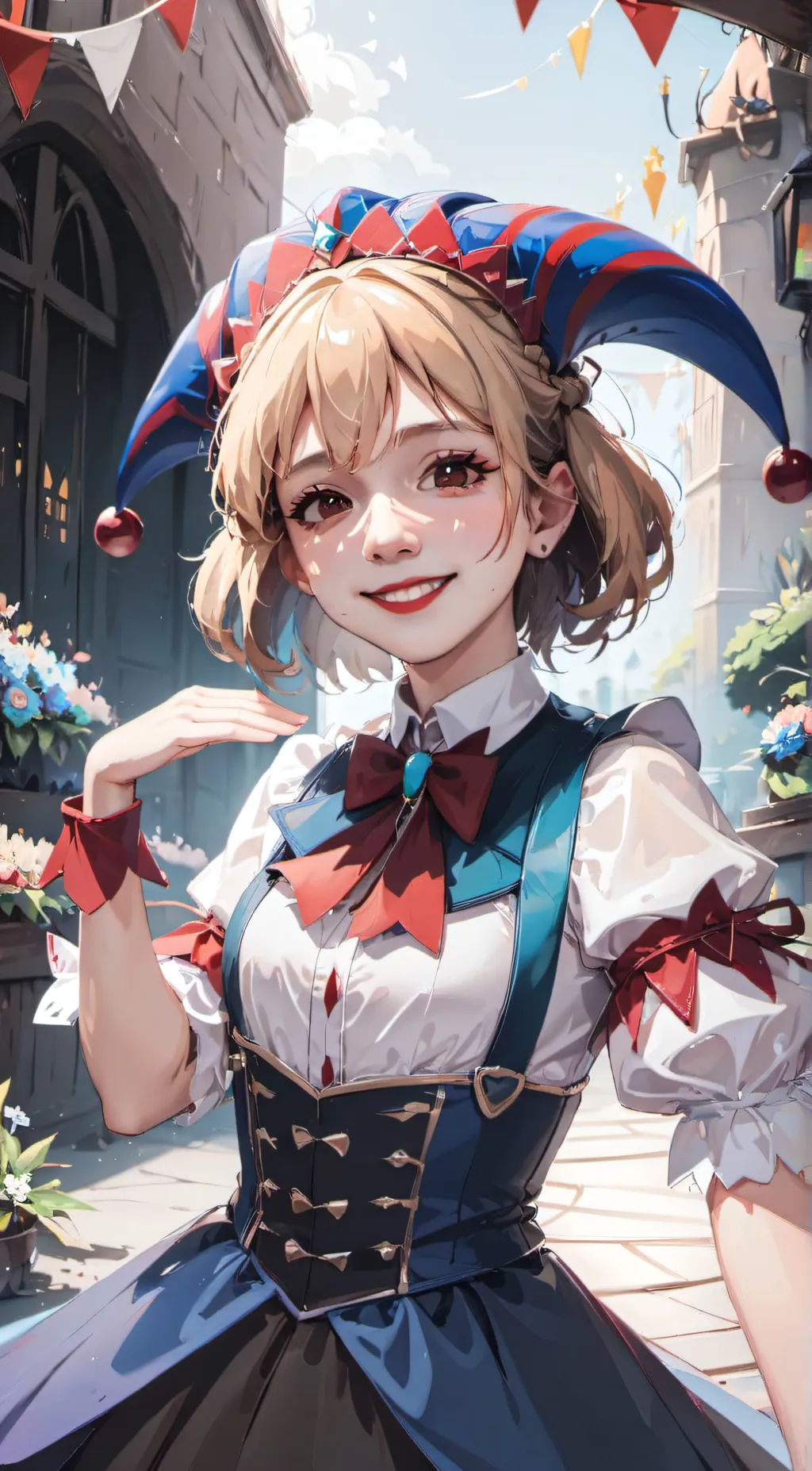 ai character: pomni background